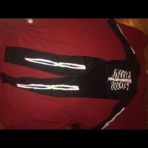 Reflective Skeleton Costume